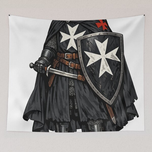 Item preview, Medieval Crusader Knight with Maltese Cross Shield designed and sold by optimusprime39.