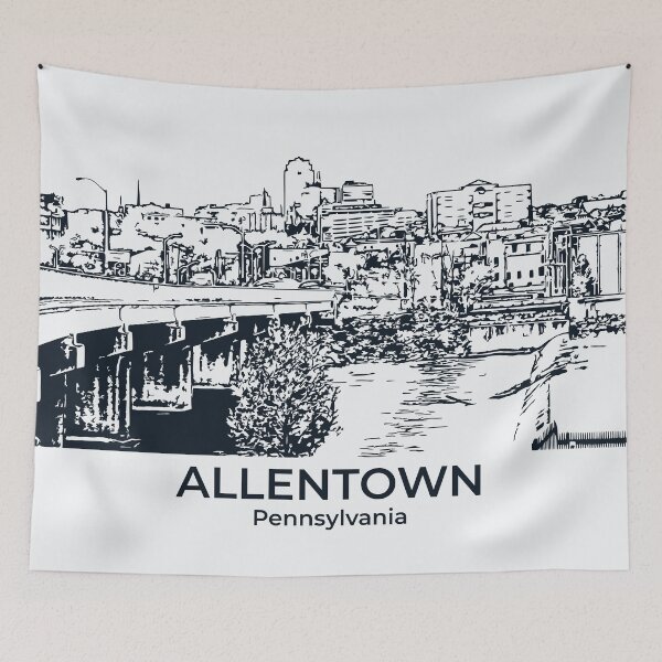 Item preview, Allentown - Pennsylvania designed and sold by Lakeric Cityscapes.
