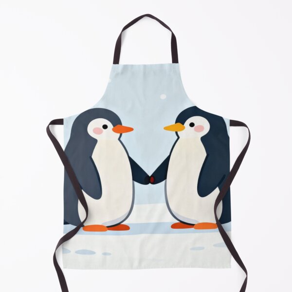 Item preview, Penguin Love – Cute Cartoon Penguins Holding Flippers designed and sold by Cristhian Almanza.