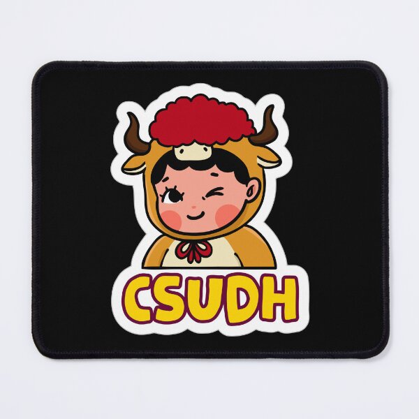 Item preview, CSUDH Dominguez Hills Toros Kawaii Chibi Mascot designed and sold by patrdse.