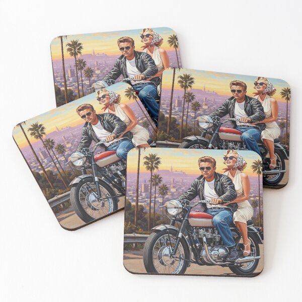 Item preview, Iconic Hollywood: James Dean & Marilyn Monroe Sunset Ride designed and sold by Art's Diner.
