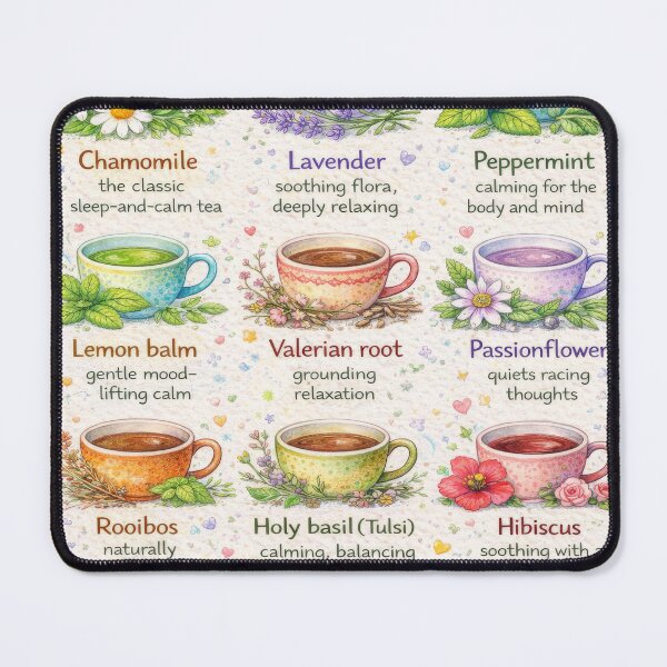 Item preview, Cozy List Of Calming Herbal Teas designed and sold by scicilysimonee.