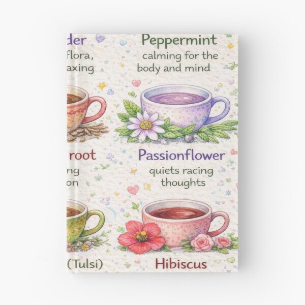Item preview, Cozy List Of Calming Herbal Teas designed and sold by scicilysimonee.