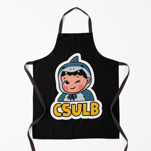 Item preview, CSULB Long Beach State Shark Kawaii Chibi Mascot designed and sold by patrdse.