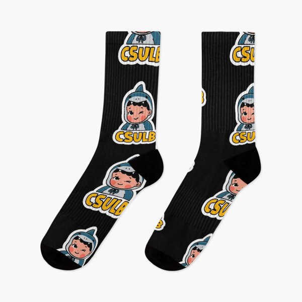 Item preview, CSULB Long Beach State Shark Kawaii Chibi Mascot designed and sold by patrdse.