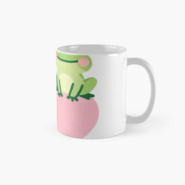 Aperçu de l'œuvre Amour de grenouilles – Adorables grenouilles de dessin animé sur un cœur créée et vendue par Cristhian Almanza.