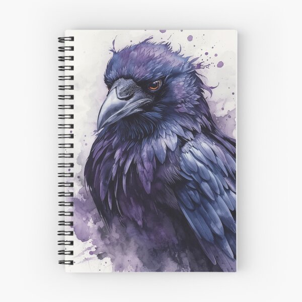 Item preview, Purple Raven Watercolor designed and sold by optimusprime39.
