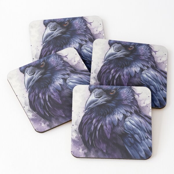 Item preview, Purple Raven Watercolor designed and sold by optimusprime39.
