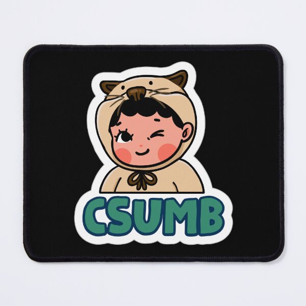 Item preview, CSUMB Monterey Bay Otter Kawaii Chibi Mascot designed and sold by patrdse.