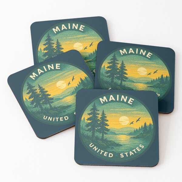 Item preview, Maine USA Vintage Travel  designed and sold by Thistle-TShop.