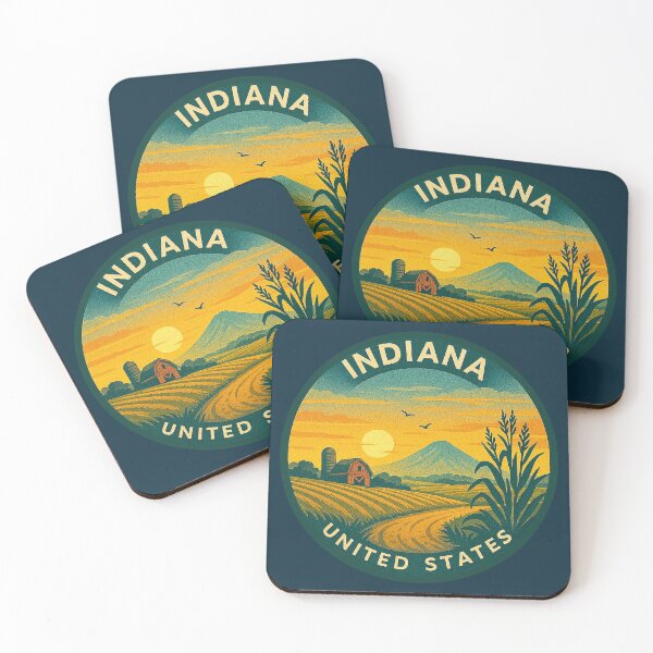 Item preview, Indiana USA Vintage Travel  designed and sold by Thistle-TShop.