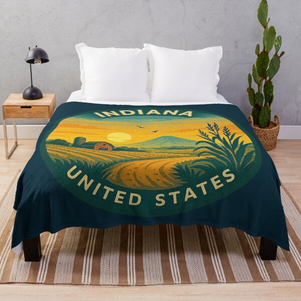 Item preview, Indiana USA Vintage Travel designed and sold by Thistle-TShop.