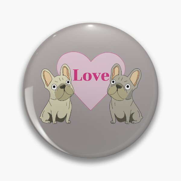 Item preview, Love French Bulldog Duo designed and sold by Mountain-Point.