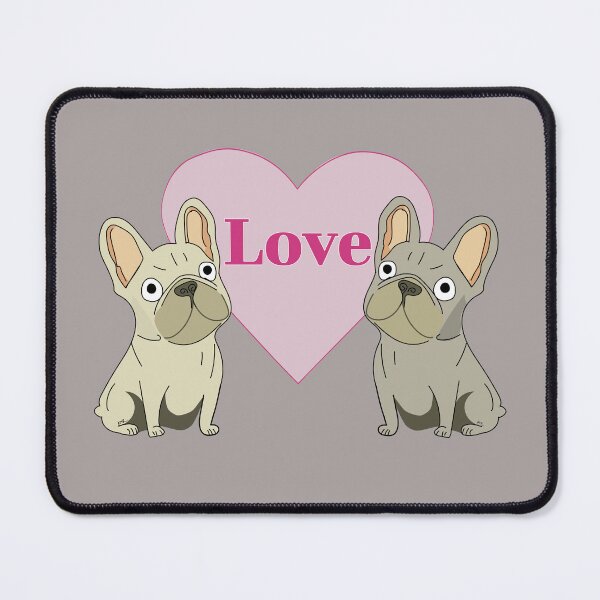Item preview, Love French Bulldog Duo designed and sold by Mountain-Point.