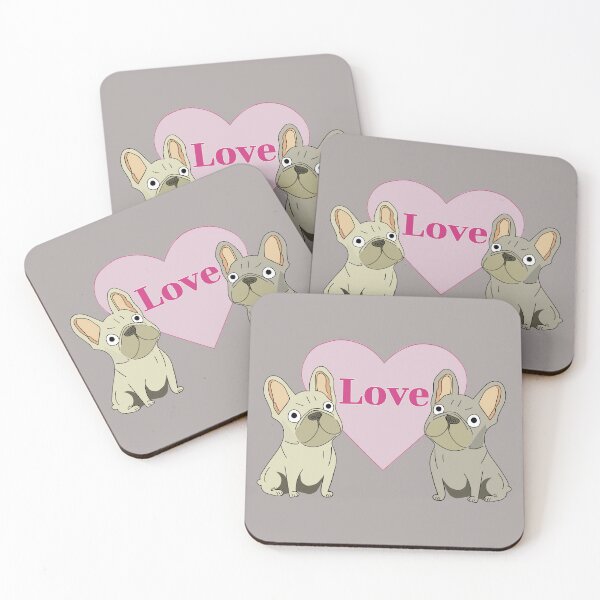 Item preview, Love French Bulldog Duo designed and sold by Mountain-Point.