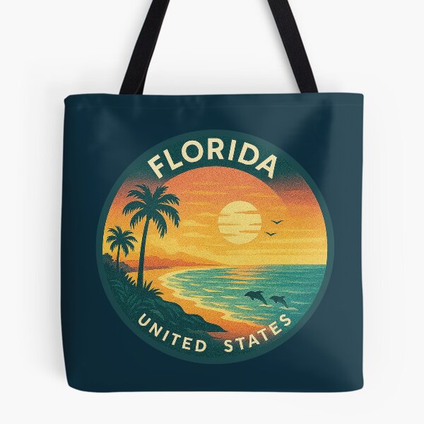 Item preview, Florida USA Vintage Travel  designed and sold by Thistle-TShop.