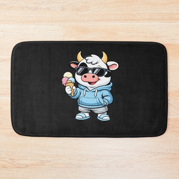 Item preview, Summer Chill Cow – Cute Mascot Cartoon | Relaxed Vibe Design designed and sold by ColorSplash123.