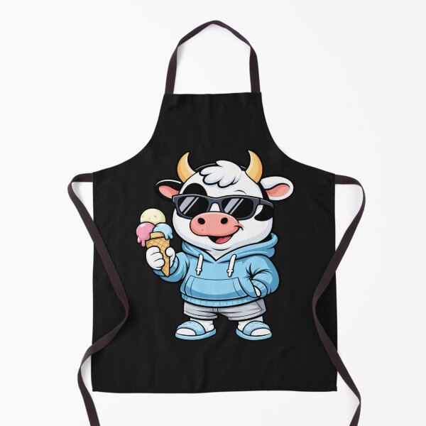 Item preview, Summer Chill Cow – Cute Mascot Cartoon | Relaxed Vibe Design designed and sold by ColorSplash123.