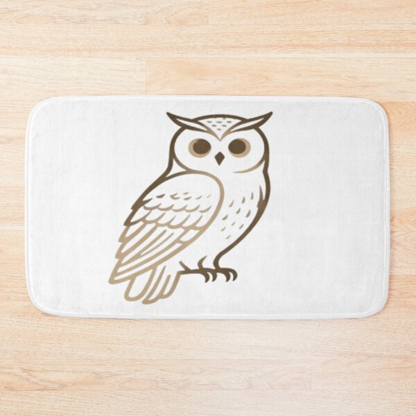 Item preview, Wise Owl – Minimalist Symmetrical Cartoon Design designed and sold by Cristhian Almanza.
