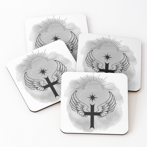 Item preview, Winged Cross designed and sold by GraveyardGlam.