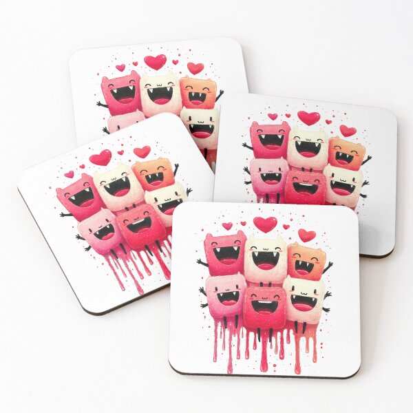 Item preview, Valentine Sweetheart Blood Drop Squad Cartoon  designed and sold by DualEnergy.