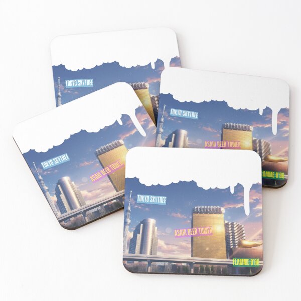 Item preview, Tokyo Landmark Skyline – Skytree & Asahi Tower designed and sold by JapanPopArt.