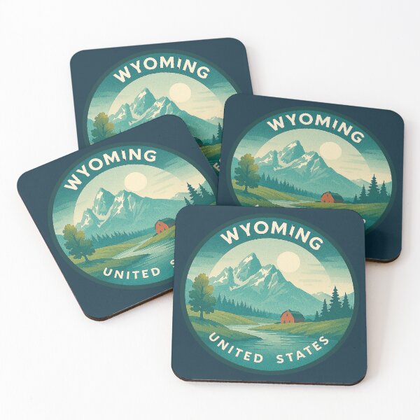 Item preview, Wyoming USA Vintage Travel  designed and sold by Thistle-TShop.
