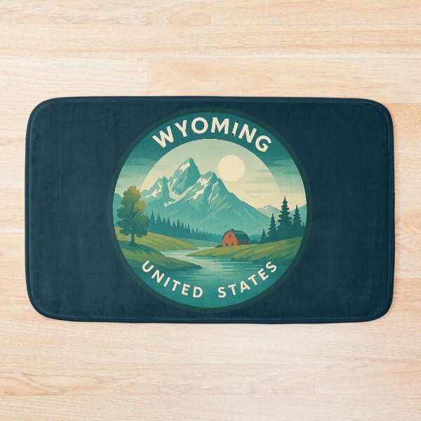 Item preview, Wyoming USA Vintage Travel  designed and sold by Thistle-TShop.