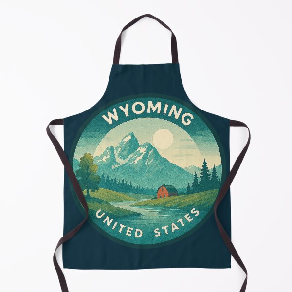 Item preview, Wyoming USA Vintage Travel  designed and sold by Thistle-TShop.
