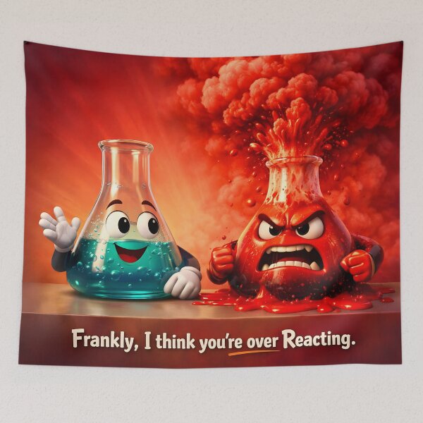 Item preview, Chemist Humor: Frankly, I Think You're Over Reacting designed and sold by MatureProcure.