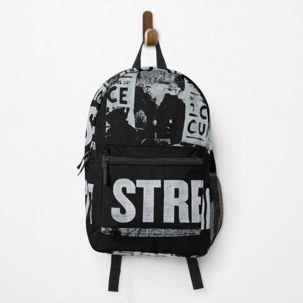 Item preview, Streets of Minneapolis Urban City Protest Scene Gritty Black and White Art designed and sold by GalenoHenley.