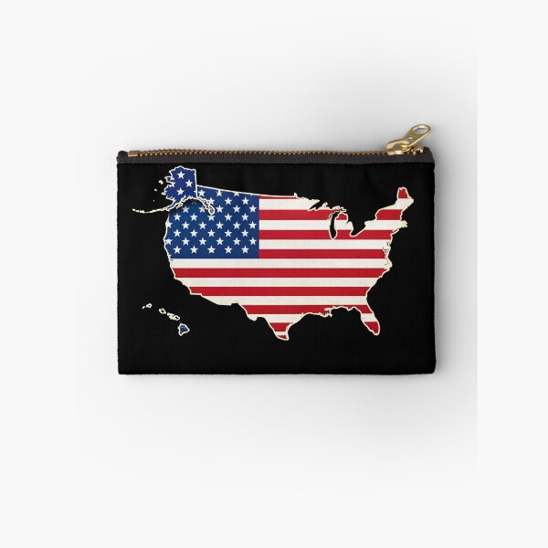 Item preview, United States Stars and Stripes Map designed and sold by Myra365Art.
