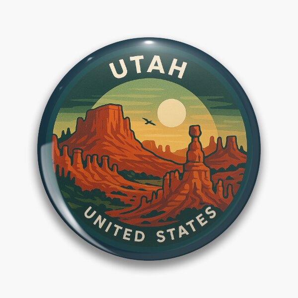 Item preview, Utah USA Vintage Travel  designed and sold by Thistle-TShop.