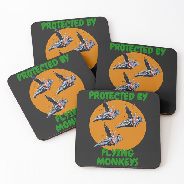 Item preview, Protected By Flying Monkeys Funny Laboratory Science Microbiology designed and sold by Dododesigner32.
