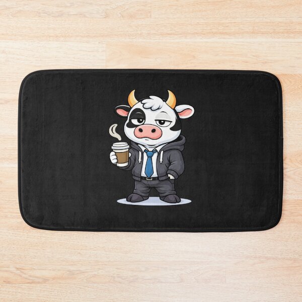 Item preview, 9 to 5 Mood Cow – Cute Office Mascot | Relatable Work Humor Design designed and sold by ColorSplash123.