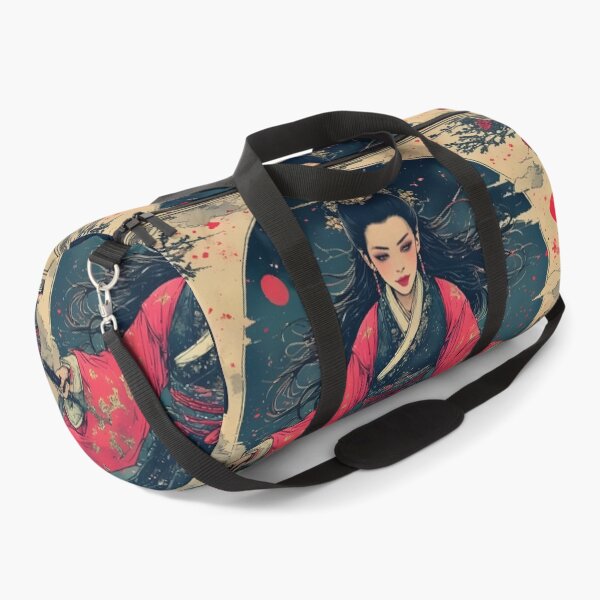 Item preview, Moonlit Samurai Empress Japanese Warrior Ink Art designed and sold by Neer arts.