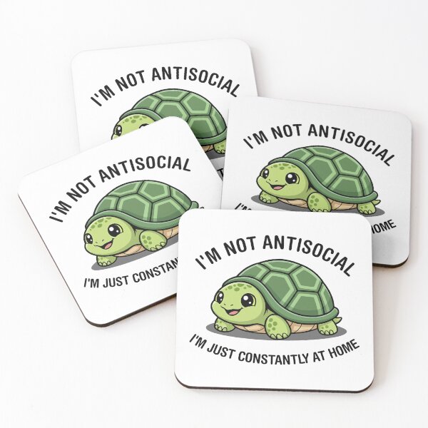Item preview, Turtle: "I'm Not Antisocial" designed and sold by Jaked74.
