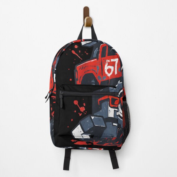 Item preview, Gaming Monster Truck Steve Style Red 67 Pickup With Heart Wheels designed and sold by MariCanal.