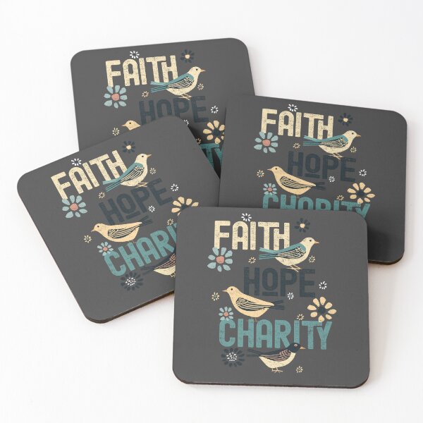 Item preview, Faith Hope Charity Birds - Three Theological Virtues designed and sold by highlandacresdesign.