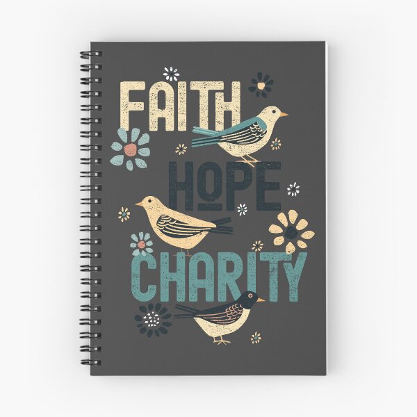 Item preview, Faith Hope Charity Birds - Three Theological Virtues designed and sold by highlandacresdesign.