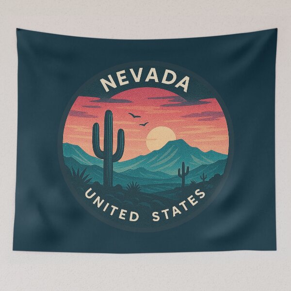 Item preview, Nevada USA Vintage Travel  designed and sold by Thistle-TShop.