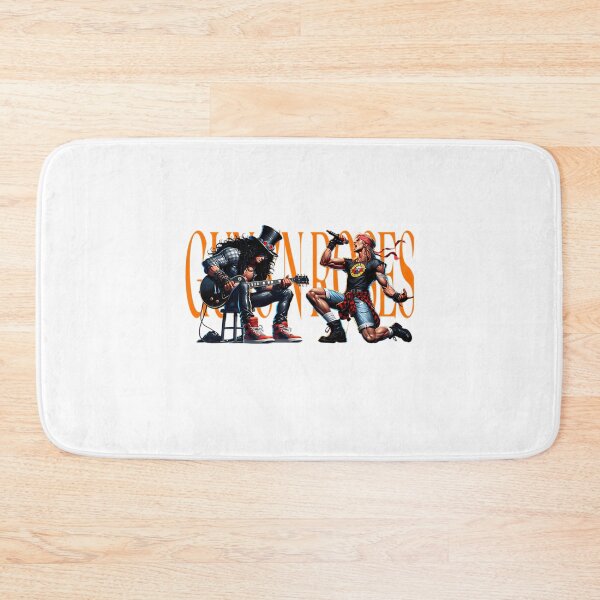 Item preview, Guns N’ Roses Rock Band Cartoon Style Guitar and Vocal Duo designed and sold by Strokerdesign.