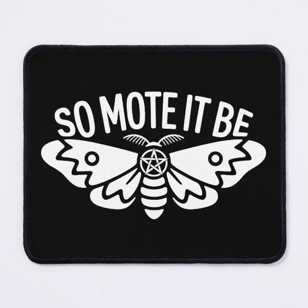 Item preview, SO MOTE IT BE - Witchy Moth And Pentagram designed and sold by KaurisDigital.
