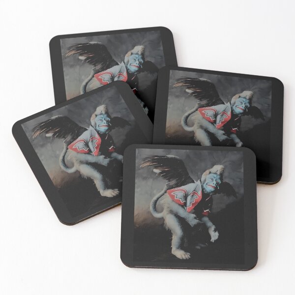 Item preview, Creepy Flying Monkey Oz Print Mask Colorized Rare designed and sold by Dododesigner32.
