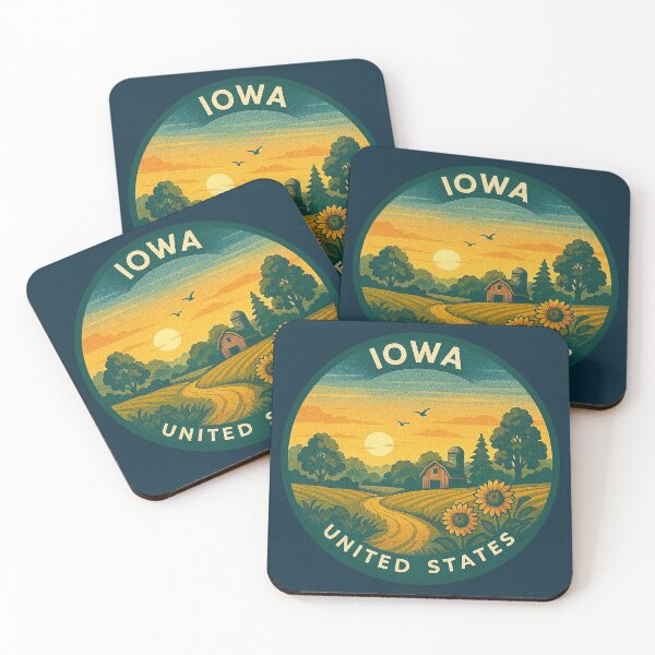 Item preview, Iowa USA Vintage Travel  designed and sold by Thistle-TShop.
