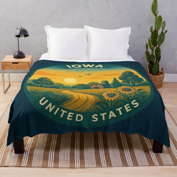 Item preview, Iowa USA Vintage Travel designed and sold by Thistle-TShop.