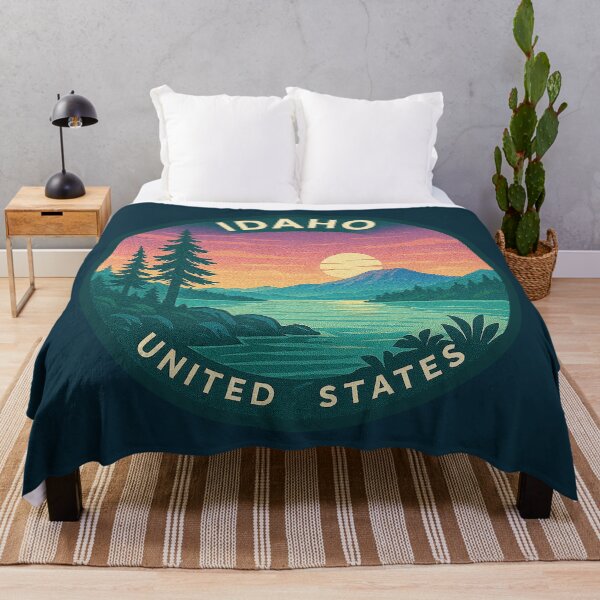 Item preview, Idaho USA Vintage Travel designed and sold by Thistle-TShop.