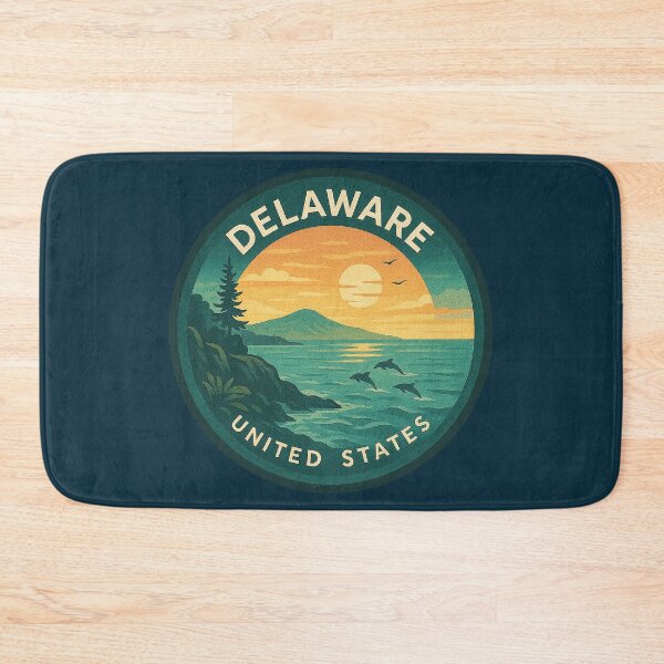 Item preview, Delaware USA Vintage Travel  designed and sold by Thistle-TShop.