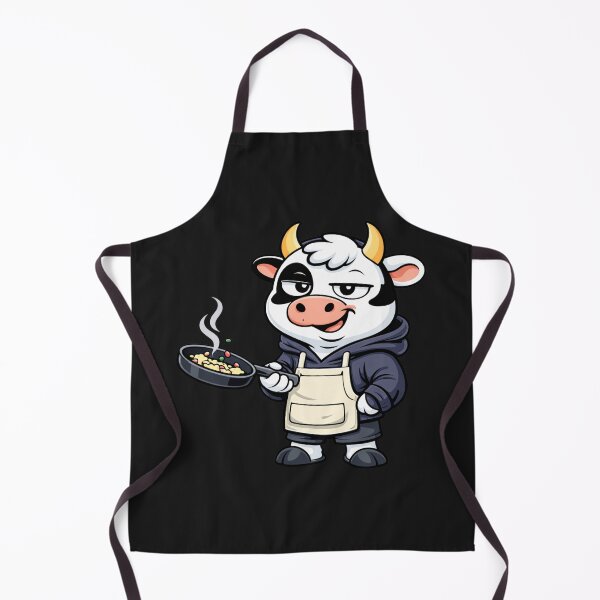 Item preview, Home Chef Cow – Cute Cooking Mascot | Adult Hobby Humor Design designed and sold by ColorSplash123.