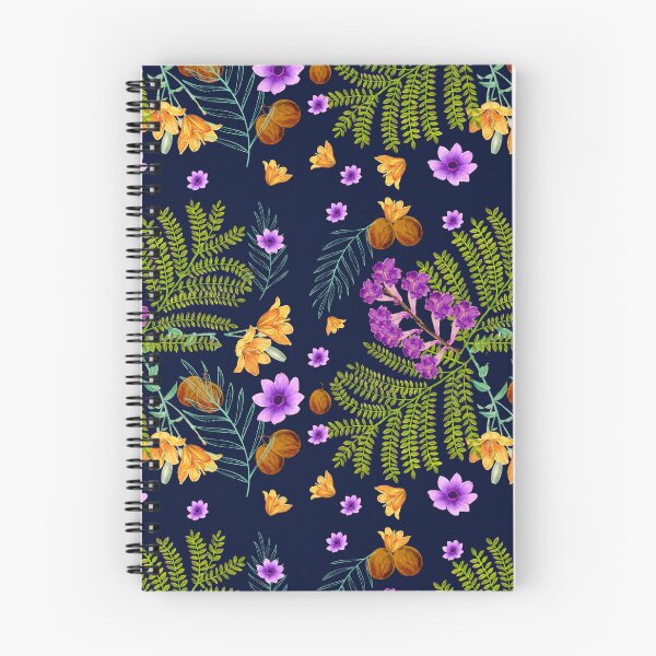 Item preview, Jacaranda floral print designed and sold by chaqui-nature.